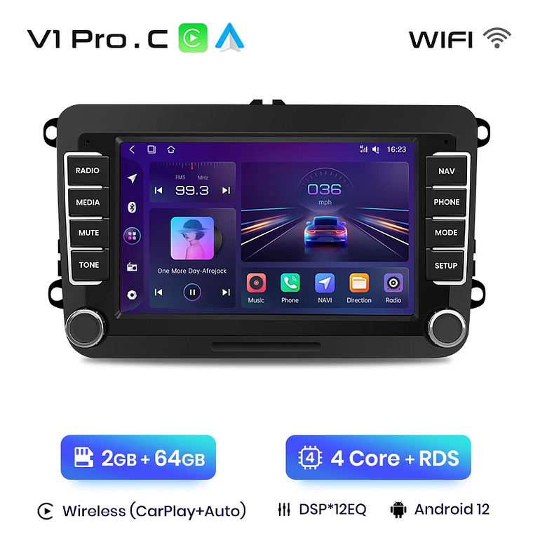 Rádio Android Junsun 7