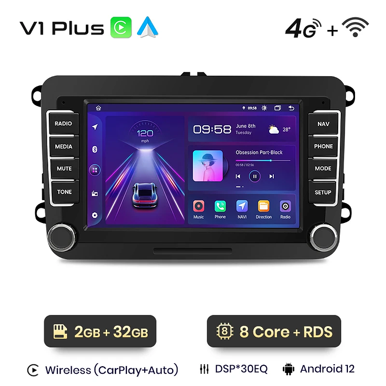 Rádio Android Junsun 7