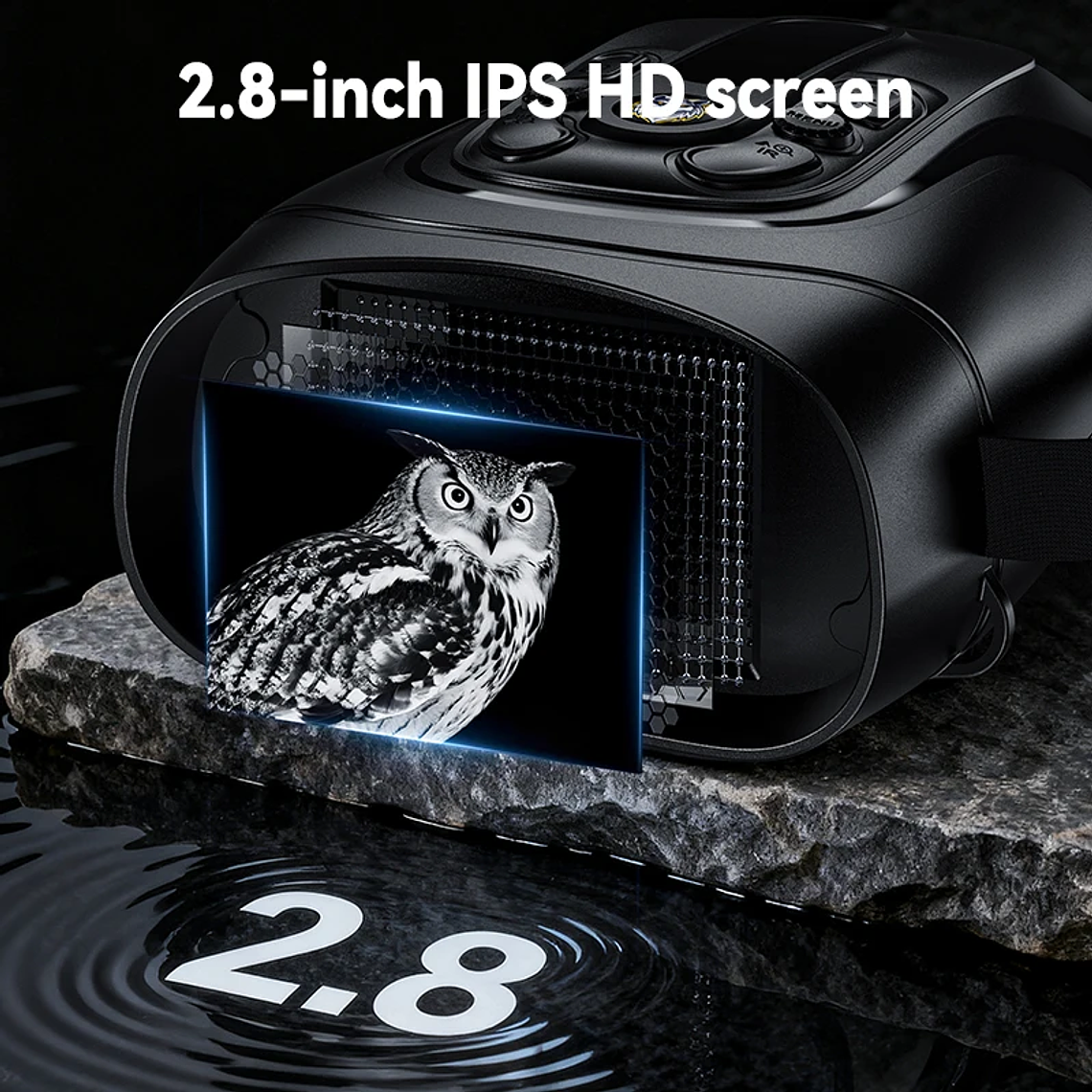 Binóculos de Visão Noturna 10X Zoom Digital | Goggles com Infravermelho 5W, Gravação de Vídeo e Alcance de 800m no Escuro 3