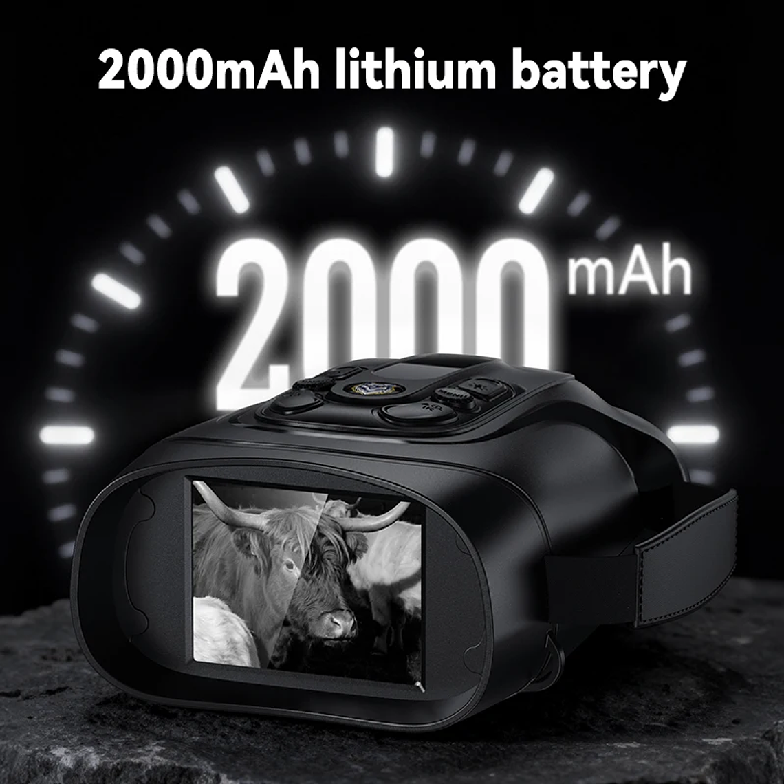 Binóculos de Visão Noturna 10X Zoom Digital | Goggles com Infravermelho 5W, Gravação de Vídeo e Alcance de 800m no Escuro 5