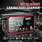 Carregador de Bateria Automático 12V 8A | Para Baterias Chumbo-Ácido, AGM, GEL e LiFePO4 | Com Reparo por Pulsos e LCD - Thumbnail 1