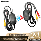 Kit Câmera de Ré Sem Fio 2.4G Hippcron | Transmissor e Receptor 12V | Monitor até 30m | Fácil Instalação - Thumbnail 1