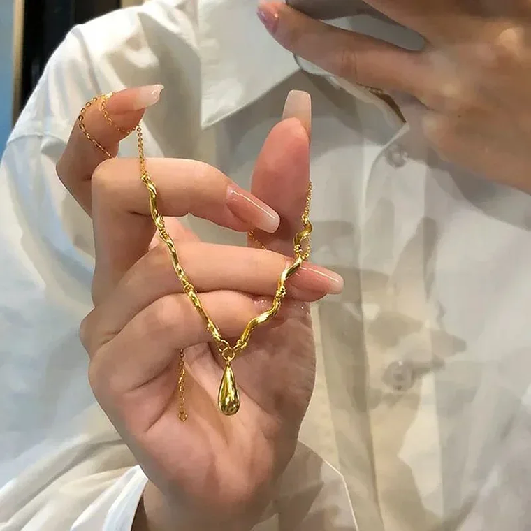 Colar Duplo Fofo de Coração Rosa com Laço | Presente para Dia dos Namorados e Uso Diário | Para Mulheres e Meninas 10