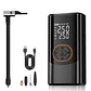 Portable Cordless Tire Pump 150PSI | Dual Voltage with Automatic Shut-Off and 2 Displays | For Car, Motorcycle, Bicycle and Balls - thumbnail 8