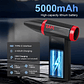 Soprador de Ar Sem Fio 110.000 RPM | 4 Velocidades, Incluindo Violento | Para Limpeza de PC, Carro e Acampamento | Recarregável - Thumbnail 5