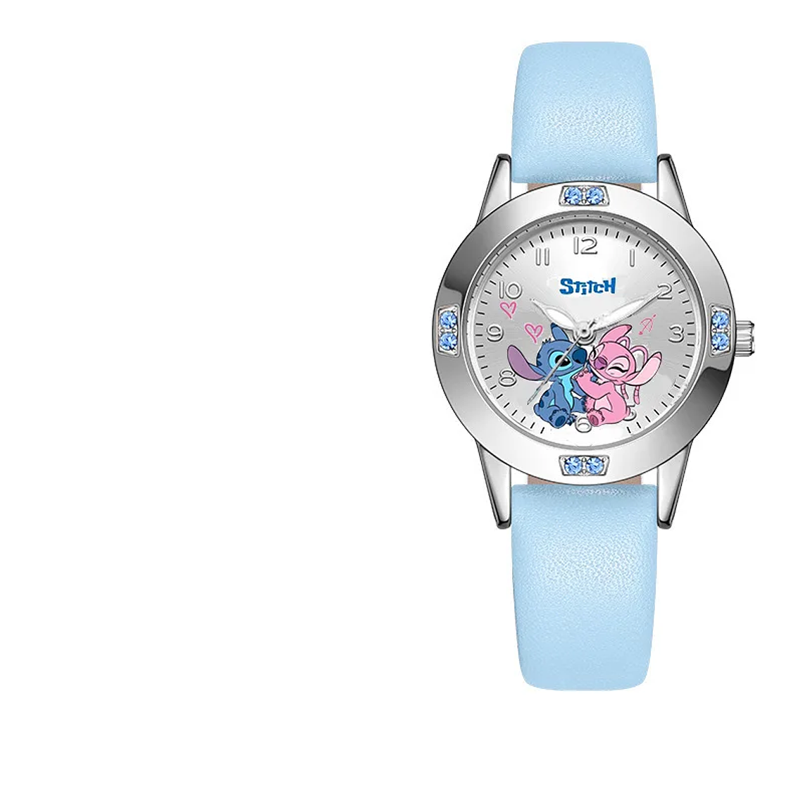 Relógio de Pulso Lilo & Stitch com Diamantes de Quartzo – Design Kawaii Disney para Mulheres e Meninas 8