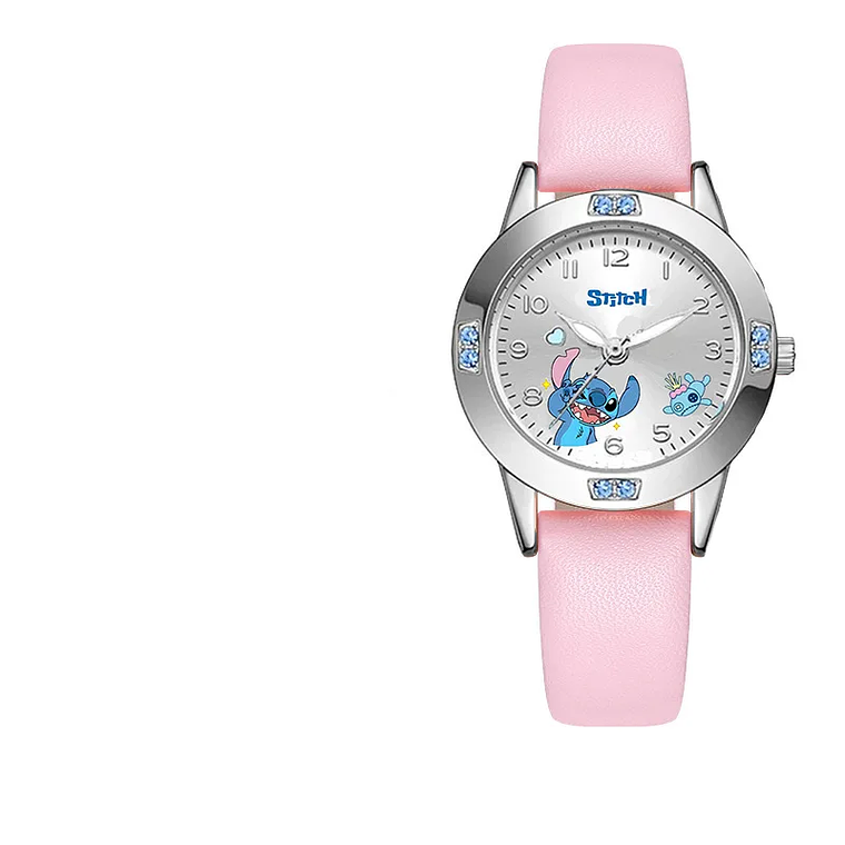 Relógio de Pulso Lilo & Stitch com Diamantes de Quartzo – Design Kawaii Disney para Mulheres e Meninas 9