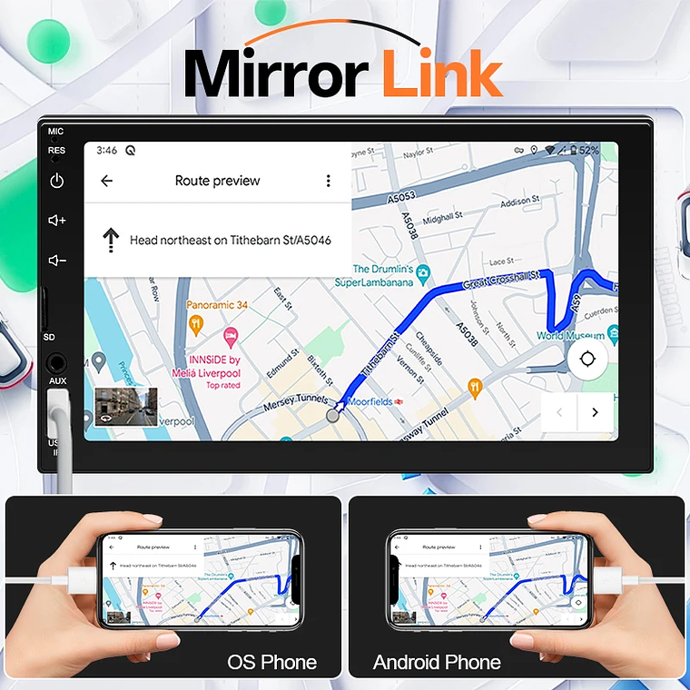 Rádio Carro 2 Din 7