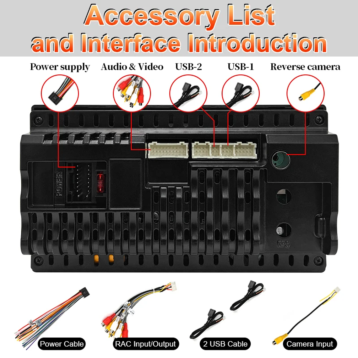 Rádio Carro 2 Din Hippcron 7/9
