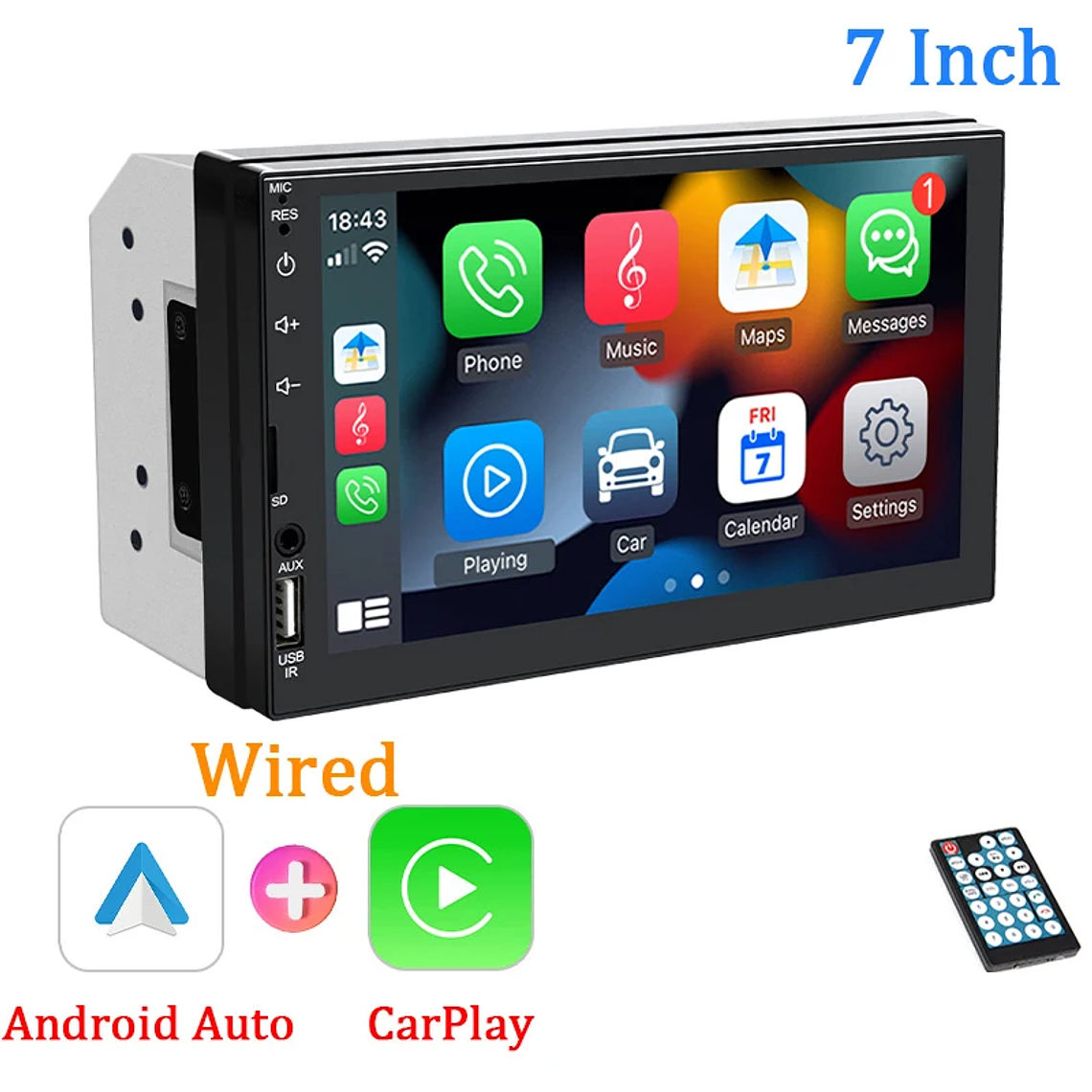 Rádio Carro 2 Din 7