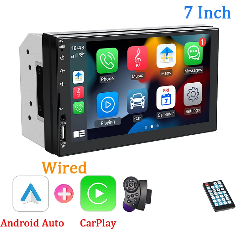 Rádio Carro 2 Din 7