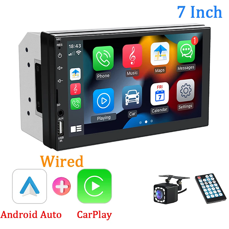 Rádio Carro 2 Din 7