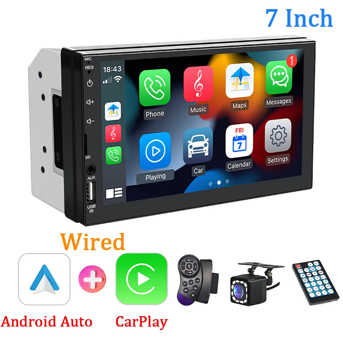 Rádio Carro 2 Din 7