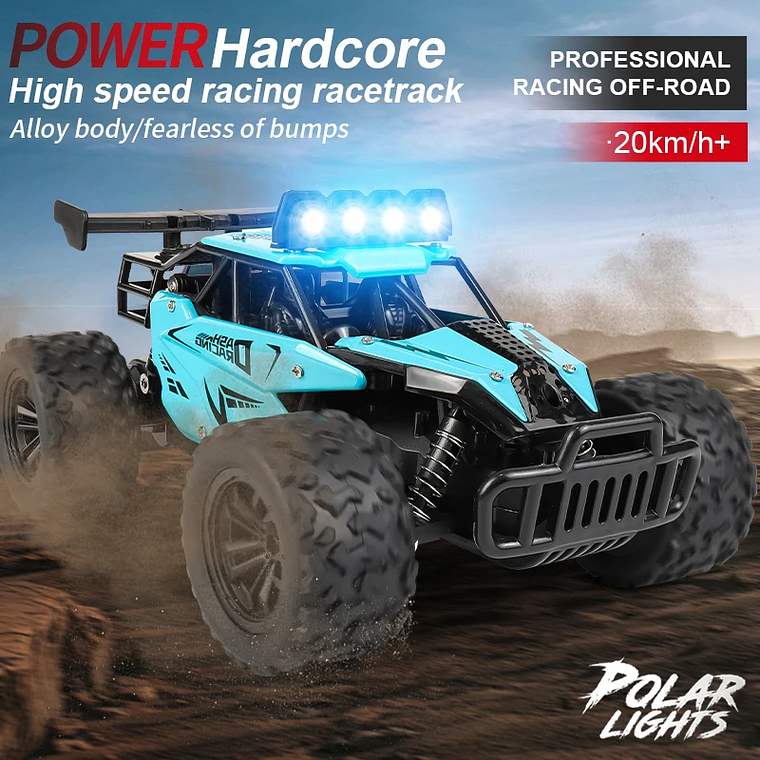 Carro RC 1:16 RC8 Off-Road 2.4G | Controle Remoto Proporcional, Big Foot Escalador, Alta Velocidade 20km/h 3