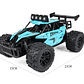 Carro RC 1:16 RC8 Off-Road 2.4G | Controle Remoto Proporcional, Big Foot Escalador, Alta Velocidade 20km/h - Thumbnail 5