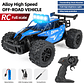 Carro RC 1:16 RC8 Off-Road 2.4G | Controle Remoto Proporcional, Big Foot Escalador, Alta Velocidade 20km/h - Thumbnail 8