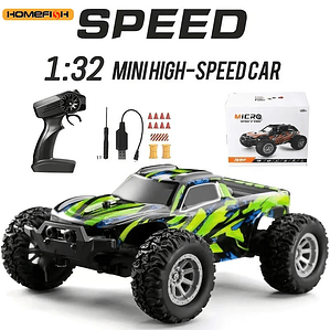 Carro RC 4x4 Off-Road Max's New 801 Escalador | Drift, 1:32, Controle 30m, Luzes, Bateria Recarregável