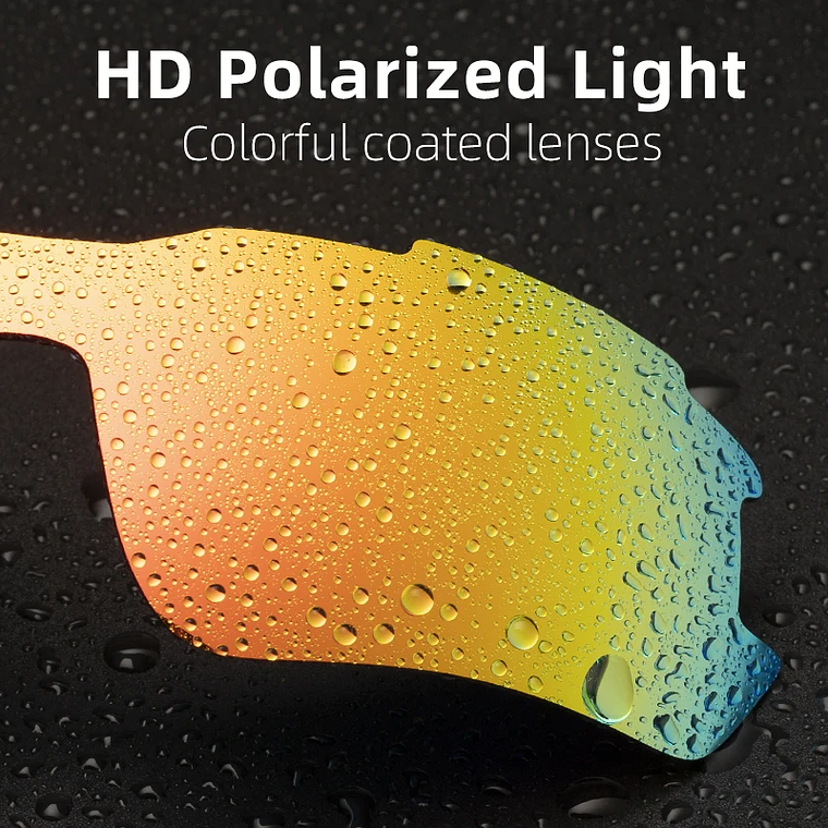 Óculos Ciclismo Polarizados ROCKBROS 10117/10118 | Lentes UV400, Design Aerodinâmico, Aro para Grau Incluso 3