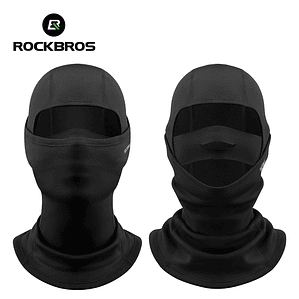 Máscara Térmica Ciclismo Inverno ROCKBROS | Capuz Cervical Anti-Vento, Poliéster Elástico para Ski e Pesca