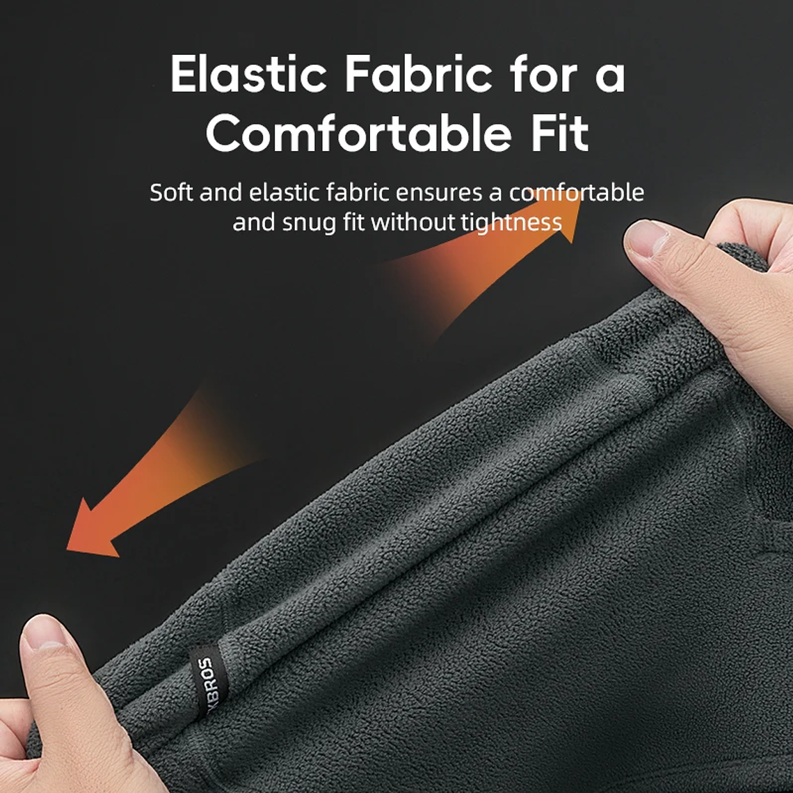 Máscara Facial Térmica Ciclismo Inverno ROCKBROS | Capuz de Poliéster Anti-Vento para Ski, Moto e MTB 5