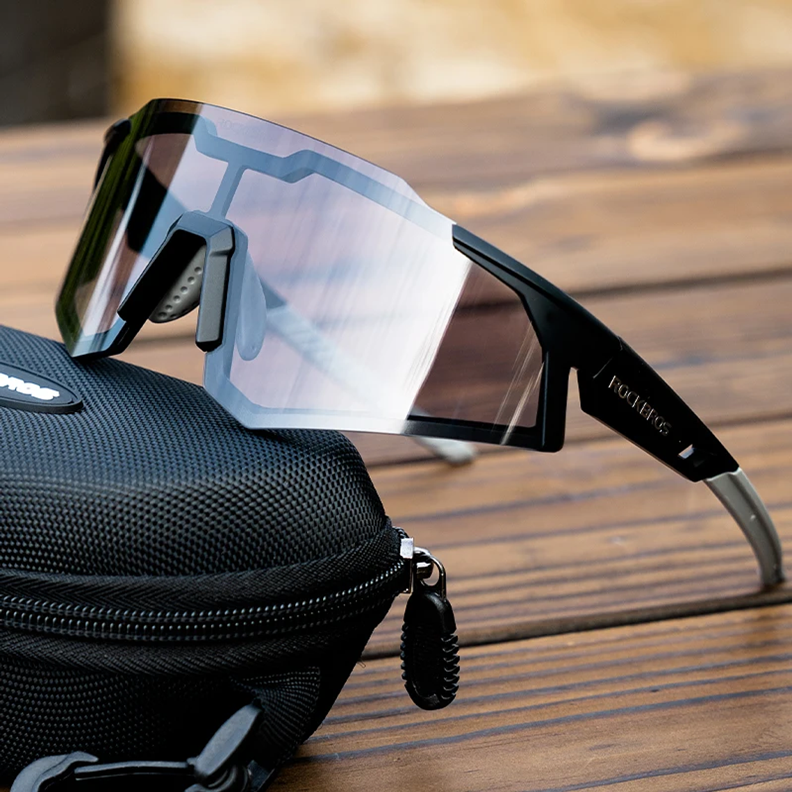 Óculos de Ciclismo ROCKBROS Fotocromáticos SP291 | Lentes UV400, Proteção Solar, TR-90, 31g Unissex 8