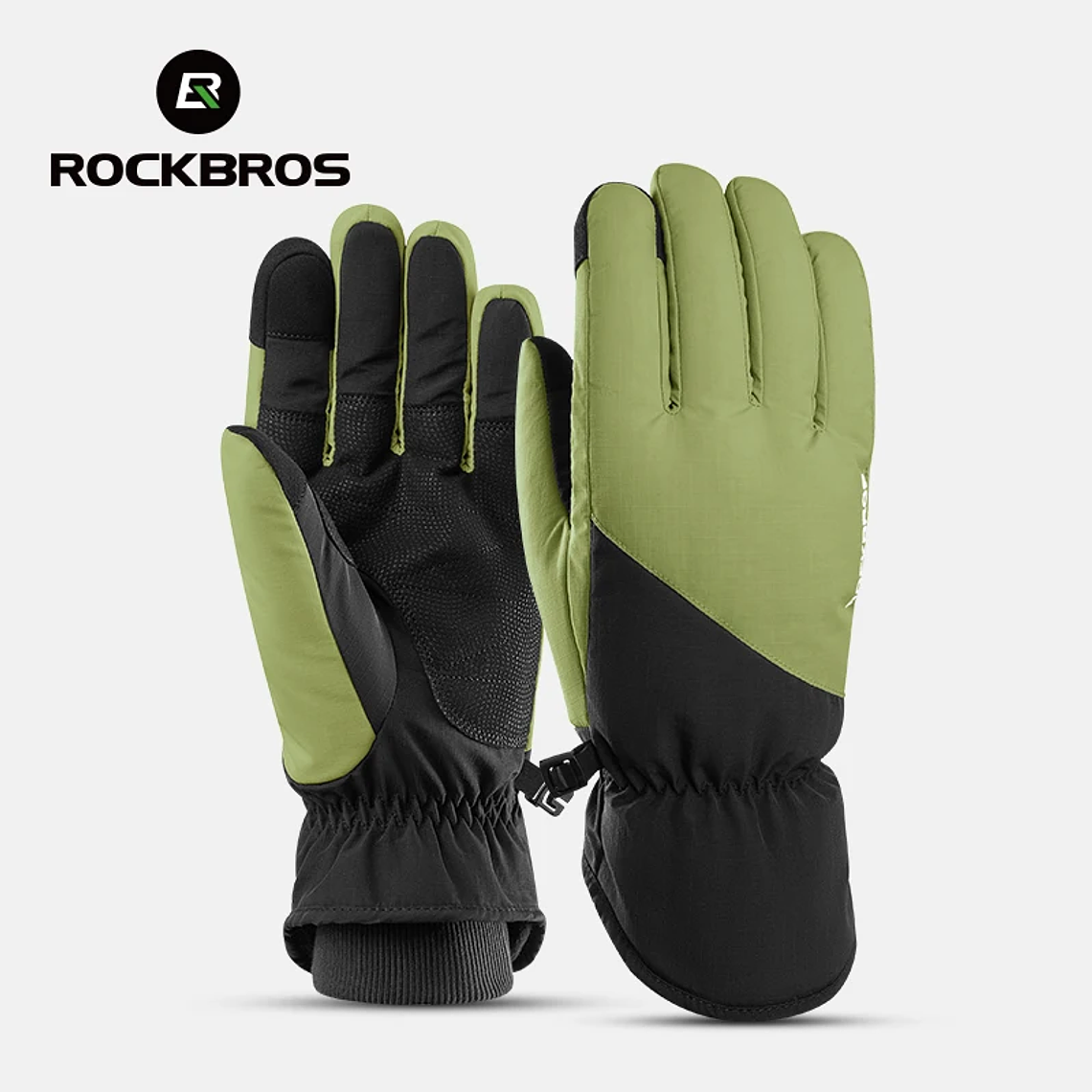 Luvas Térmicas Inverno ROCKBROS S378 | Touch Screen, Isolamento Térmico para Ski, Ciclismo e Moto 7