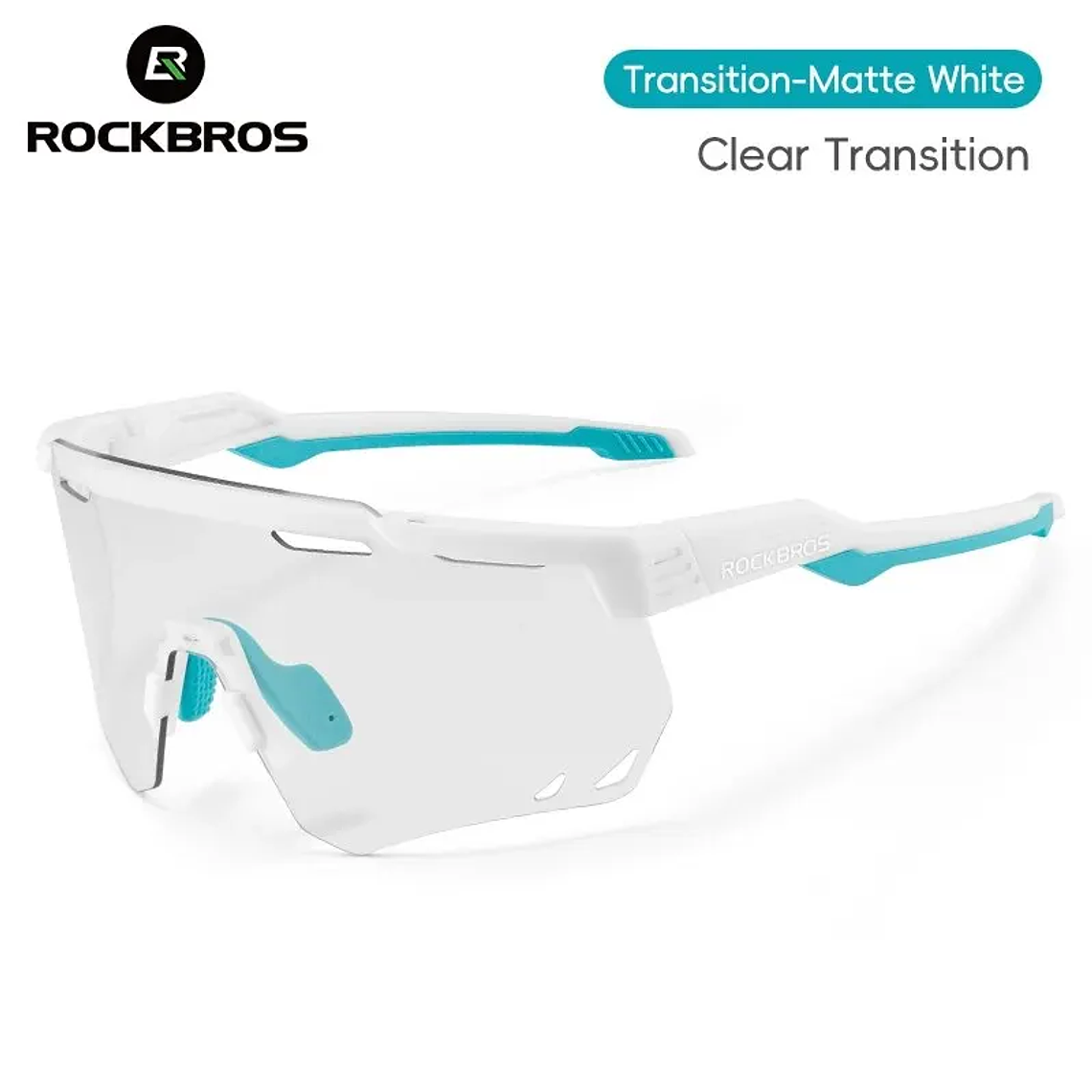 Óculos Ciclismo ROCKBROS SP323 | Lentes Fotocromáticas/Polarizadas, TR-90, UV400, 28g – Unissex para MTB e Golfe 9