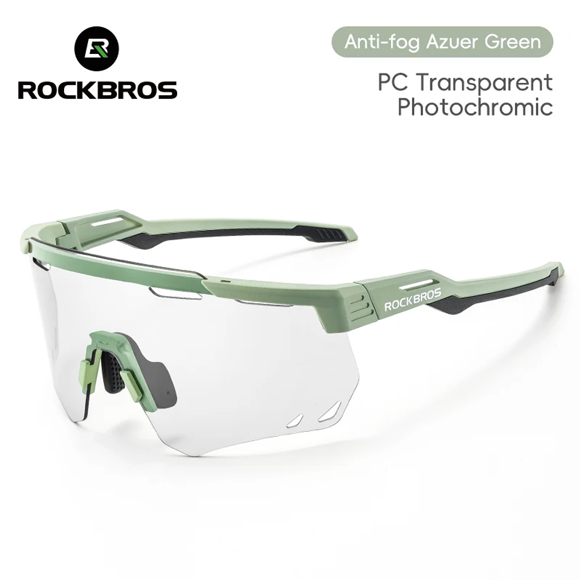 Óculos Ciclismo ROCKBROS SP323 | Lentes Fotocromáticas/Polarizadas, TR-90, UV400, 28g – Unissex para MTB e Golfe 10