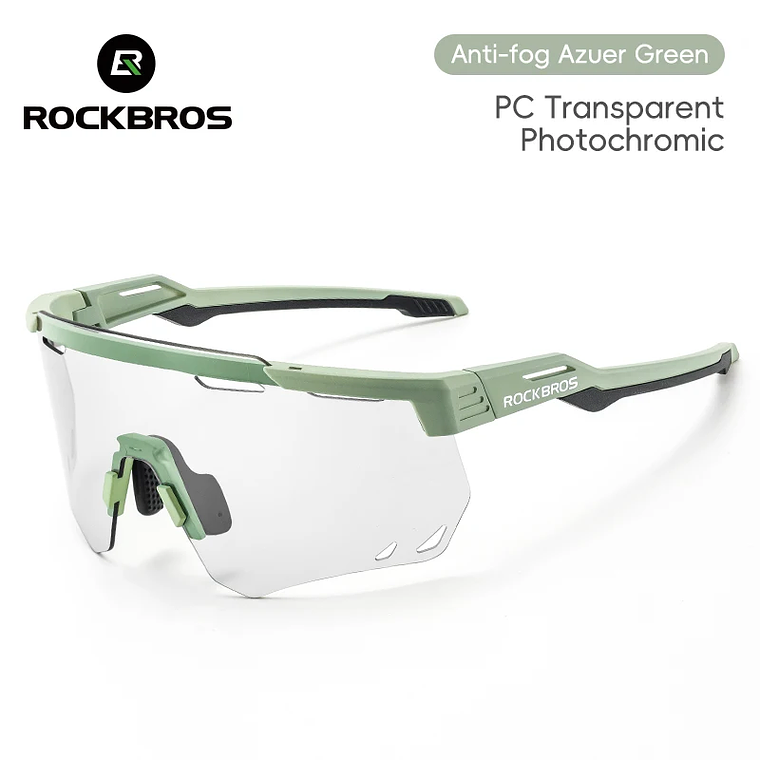 Óculos Ciclismo ROCKBROS SP323 | Lentes Fotocromáticas/Polarizadas, TR-90, UV400, 28g – Unissex para MTB e Golfe 10