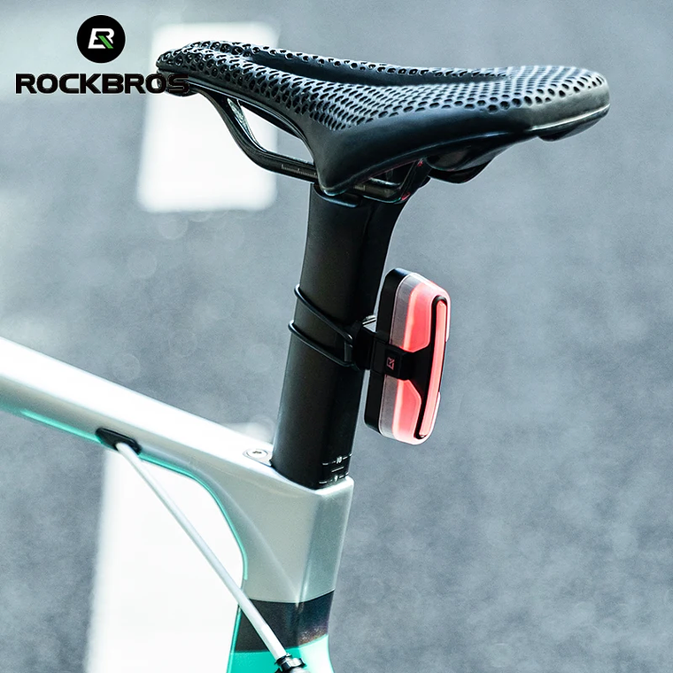 Lanterna Traseira Inteligente ROCKBROS REX02 | Sensores de Travão e Vibração, 5 Modos, USB-C, IPX6 6