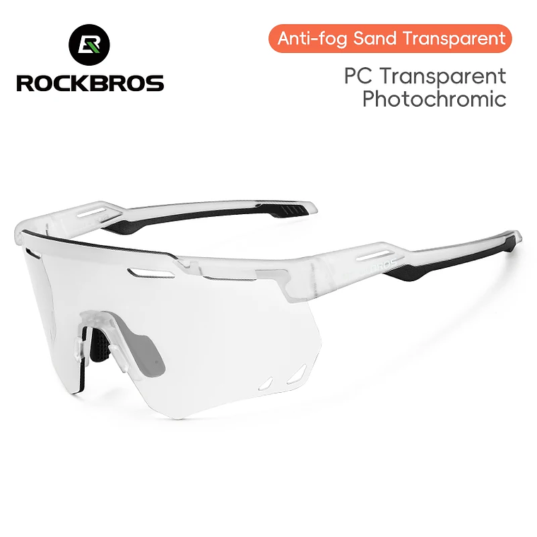 Óculos Ciclismo ROCKBROS SP323 | Lentes Fotocromáticas/Polarizadas, TR-90, UV400, 28g – Unissex para MTB e Golfe 15