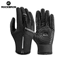 Luvas de Ciclismo Inverno ROCKBROS S317 - Toque no Ecrã, Palma em Silicone, Quentes, para MTB e Ski - Thumbnail 1