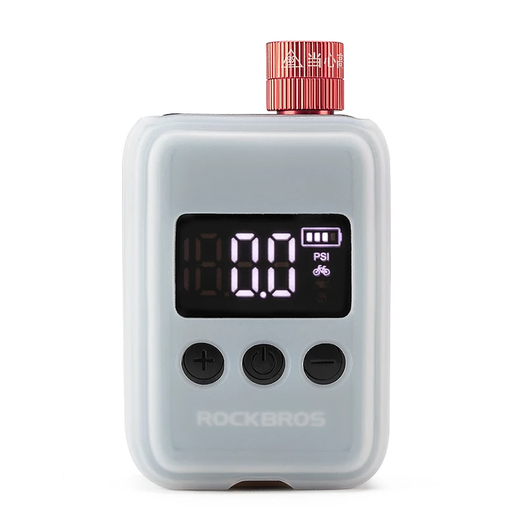 ROCKBROS Portable Electric Air Pump - 150 PSI, LED Display, Type-C Charging, 500mAh, for MTB and Road Bikes 7