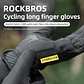 ROCKBROS MT025-1 Winter Cycling Gloves - Touchscreen, Fleece Lining, Windproof, For Men, 30g - thumbnail 5