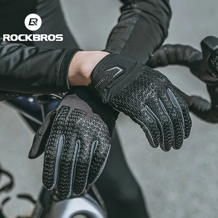 ROCKBROS S169-1 'Spider' Cycling Gloves - Touchscreen, Non-slip SBR Palm, Thermal, Unisex 4