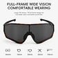ROCKBROS 10162 Polarized Cycling Glasses - Interchangeable TAC Lenses, TR-90 Frame, 30g, Unisex - thumbnail 5
