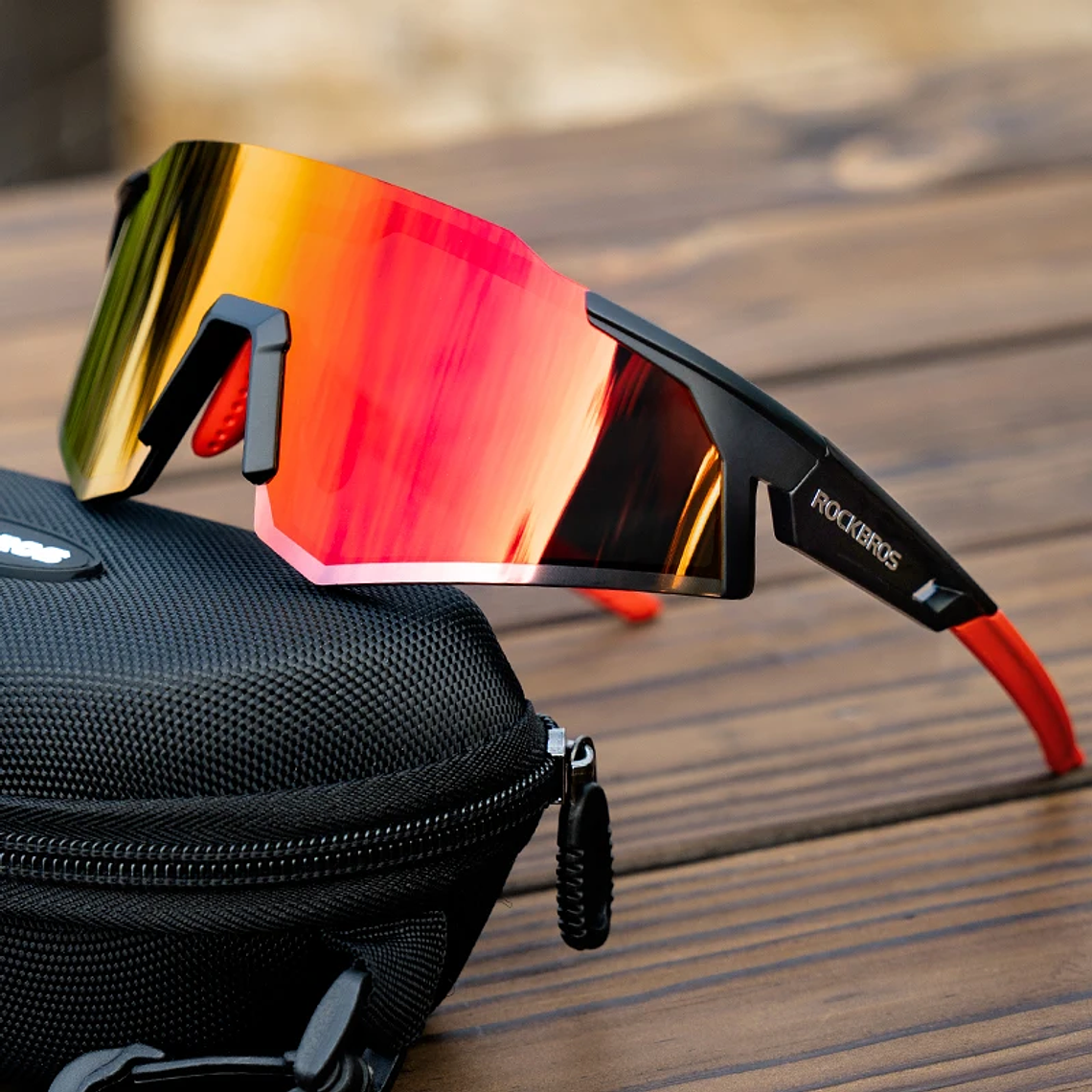 Óculos de Ciclismo ROCKBROS SP291 - Polarizados, Com Aro para Graduação, TR-90, 31g, UV400, Unissexo 2