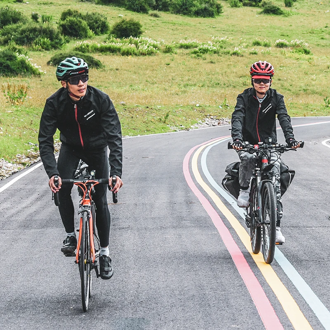 ROCKBROS Winter Bicycle Jackets Keep Warmer Windproof Thermal Fleece Bike Jersey Coat Sports MTB Road Riding Cycling Jacket Tops 3