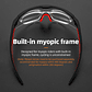 ROCKBROS 10172FW/10175FW Cycling Glasses - Photochromic Lenses, Anti-Fog, UV400, TR-90 - thumbnail 3