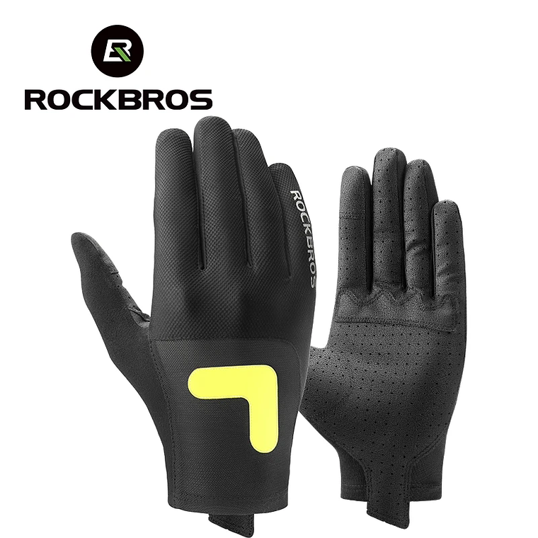 ROCKBROS S299 Cycling Gloves - Breathable, Touchscreen, Reflective, 30g, for MTB and Road 1