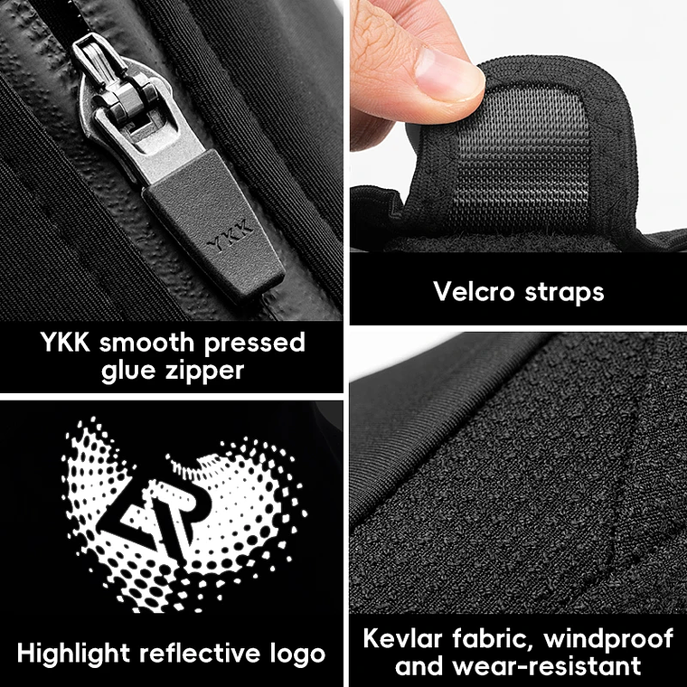 Coberturas para Sapatilhas de Ciclismo Inverno ROCKBROS LF1274 - Térmicas, Corta-Vento, Impermeáveis, Para MTB e Estrada 6