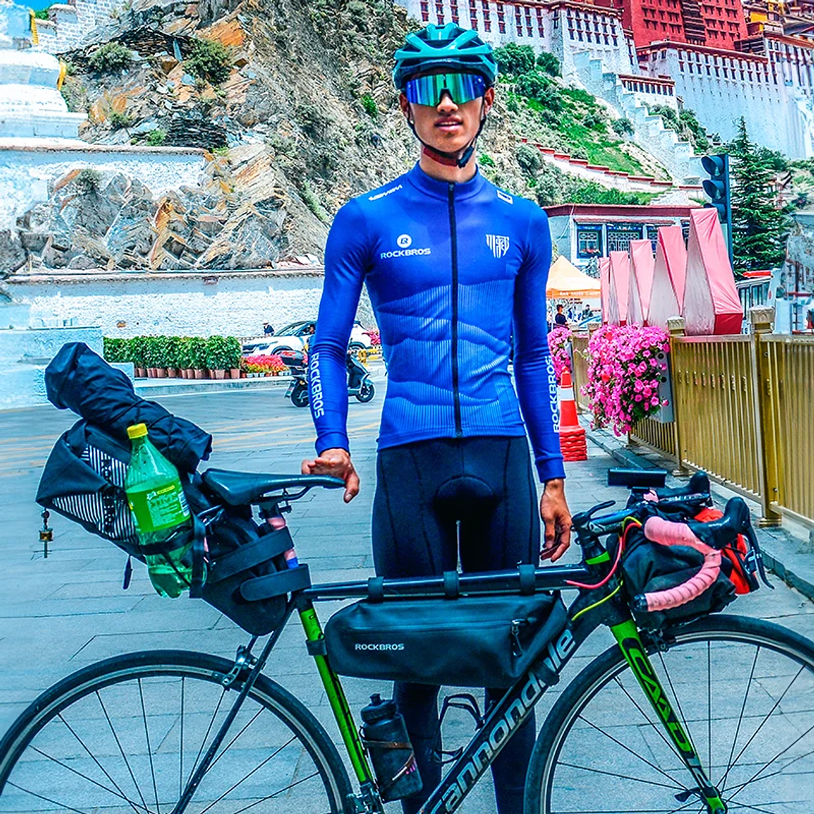 Bolsa para Bicicleta ROCKBROS AS-043 - Impermeável, 3L, para Tubo Superior, MTB e Estrada, Nylon+TPU 6