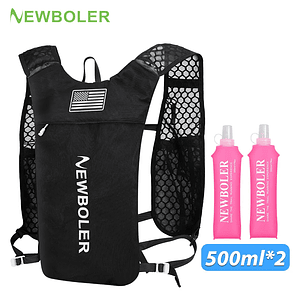Colete de Hidratação Running NEWBOLER BAG649 - Ultraleve 196g, Respirável, Com Frontal, Para Trail e Maratona