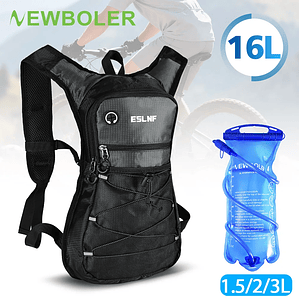 Mochila de Hidratação Ciclismo NEWBOLER BAG319 - 16L, Leve, para BTT, Trail Running e Outdoor
