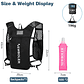 NEWBOLER BAG649 Running Hydration Vest - Ultralight 196g, Breathable, with Front Panel, for Trails and Marathons - thumbnail 3