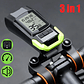 NEWBOLER 3-in-1 Bicycle Device - 800LM Headlight, Cycle Computer, 120dB Horn, 4000mAh Battery - thumbnail 1