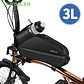 NEWBOLER BAG068 Bicycle Frame Bag - 3L, Foldable, Waterproof, with Bottle Pocket, for MTB and Urban Use - thumbnail 1
