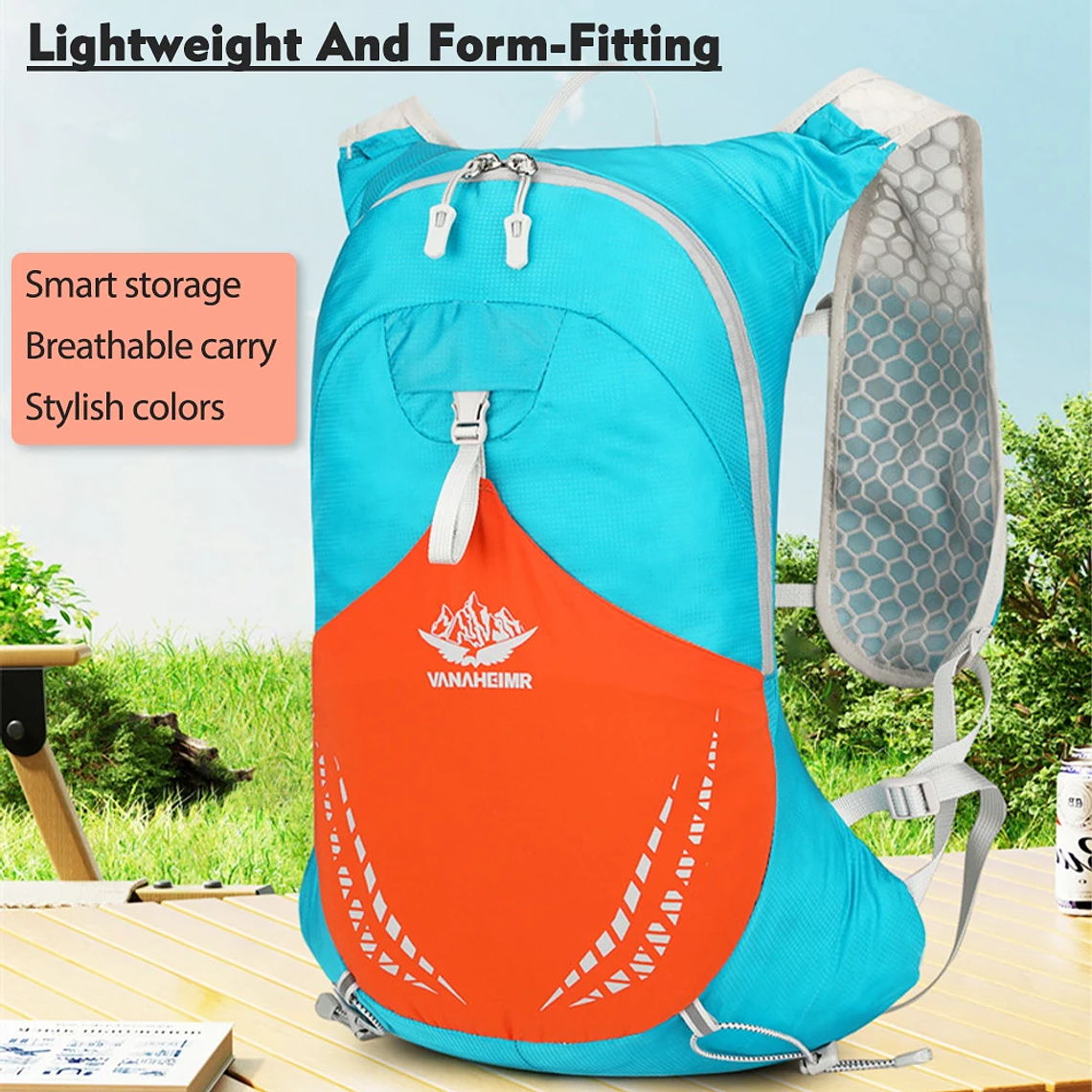 Mochila de Hidratação NEWBOLER BAG649 - 20L, Leve, Costas Respiráveis, Tecido Impermeável, Para Ciclismo e Outdoor 3