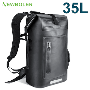 Mochila Impermeável 35L NEWBOLER - Para Natação, Surf, Canyoning, Kayak, Praia, à Prova de Água e Submersão