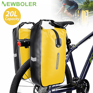 Alforge para Bicicleta NEWBOLER BAG212 - 10L/20L, Impermeável PVC, Design Rolável, Multifuncional